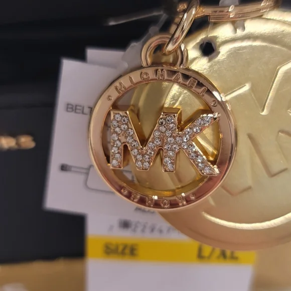 NWT Michael Kors Black Belt Bag | Size L/XL - Picture 2 of 4